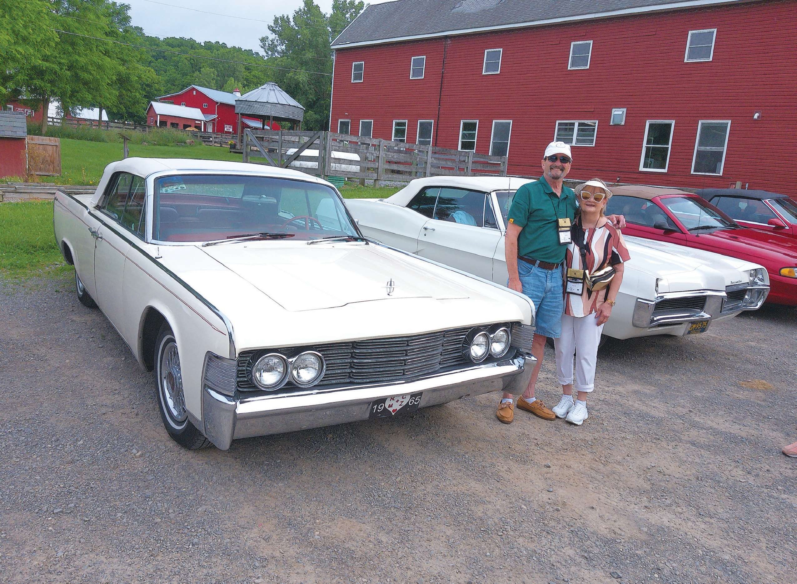 Rich and Mary Cardeccia with their 1965 Lincoln Continental