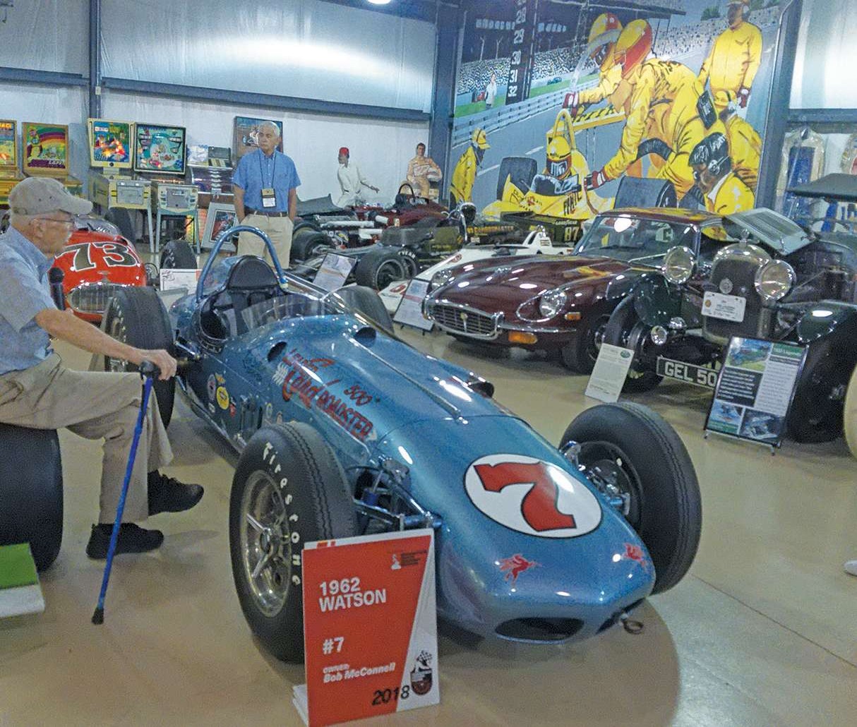 Bob McConnel's Indy Car Museum at Gaslight Auto Parts in Urbana